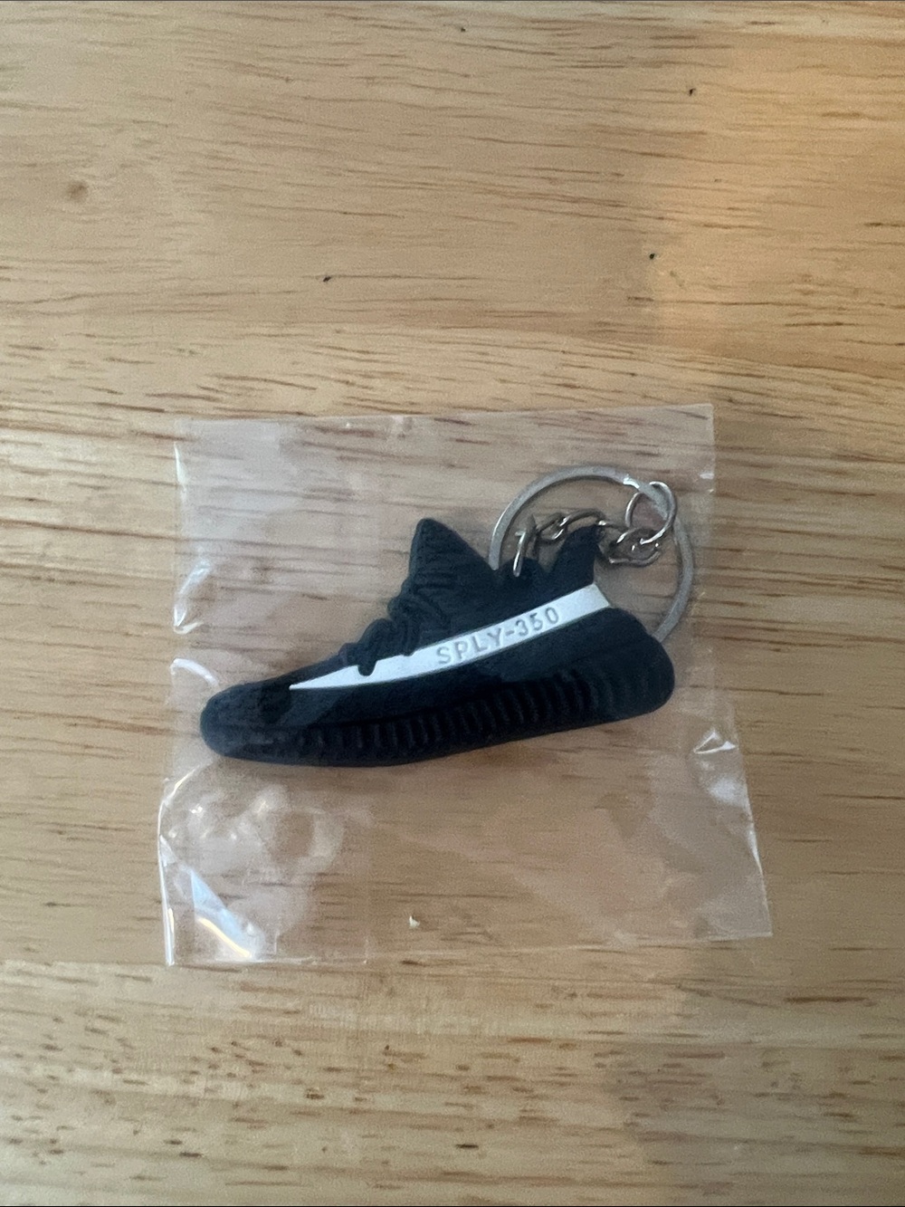 Kids Black Sneaker Keychain - SPLY-350 Style